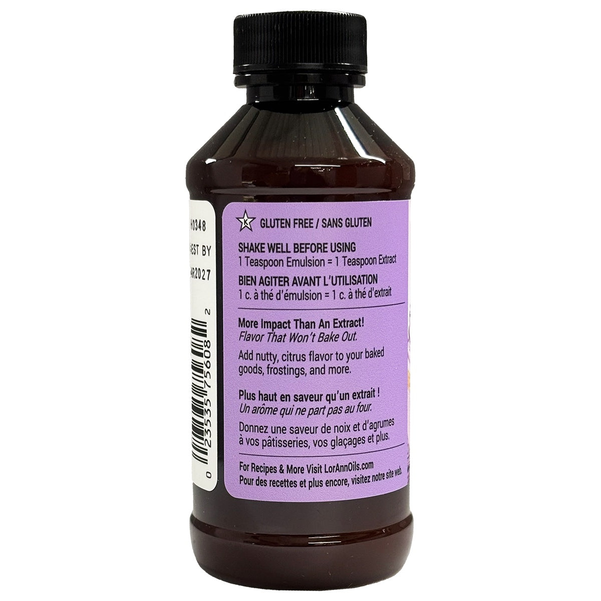 Bakery Emulsions Natural & Artificial Flavor 4oz Princess Cake & Cookie