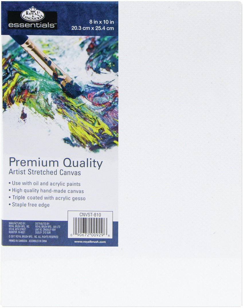 essentials(TM) Premium Stretched Canvas 8"X10"