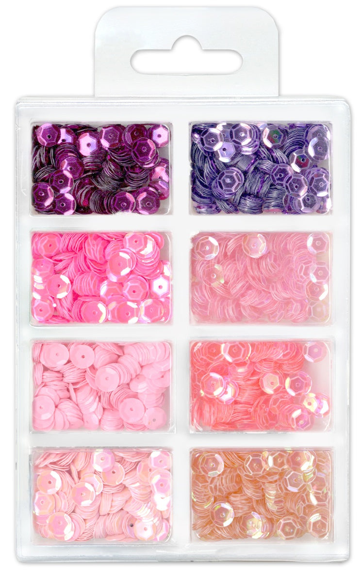 Cup Sequins 7mm .56oz Princess