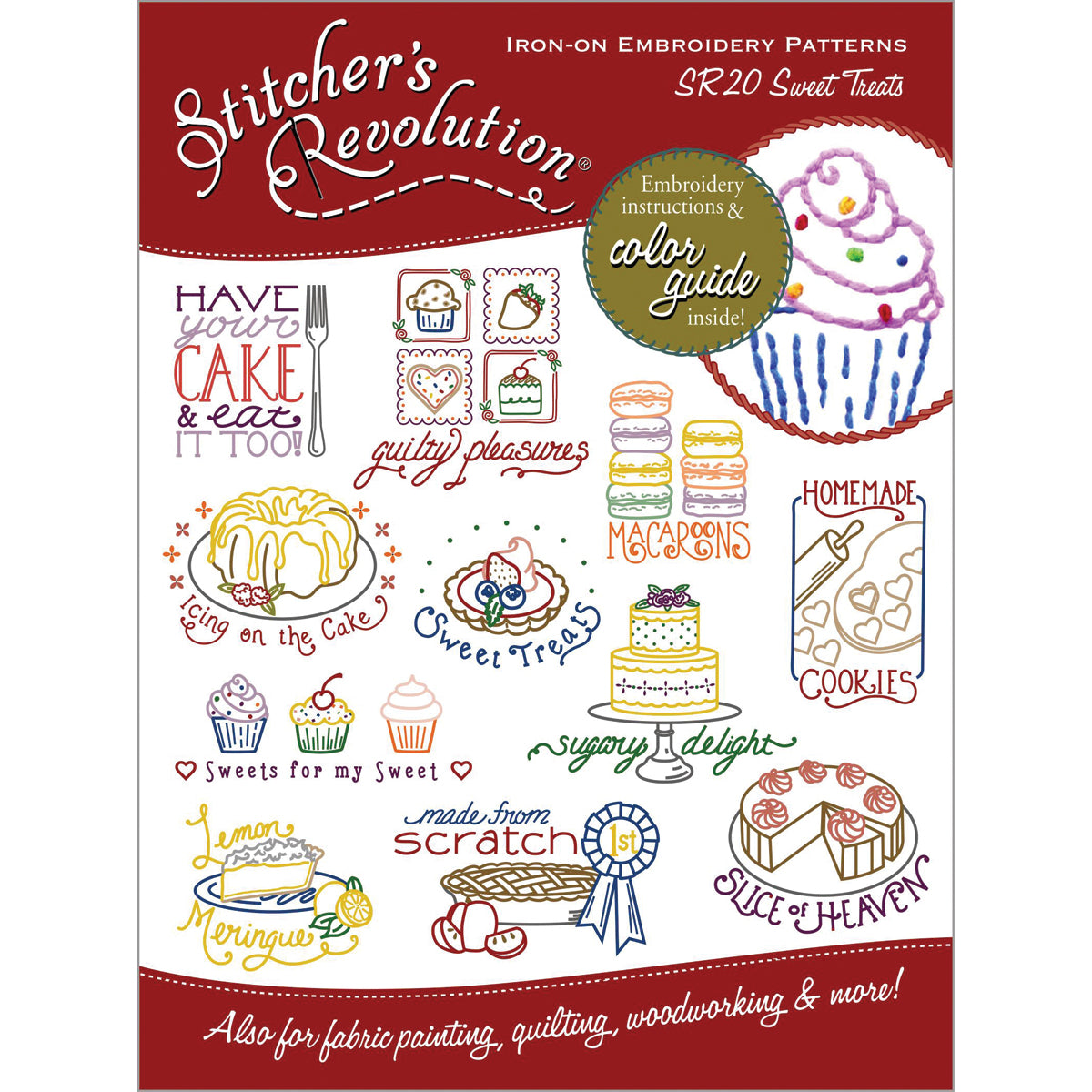 Stitcher's Revolution Iron-On Transfers Sweet Treats