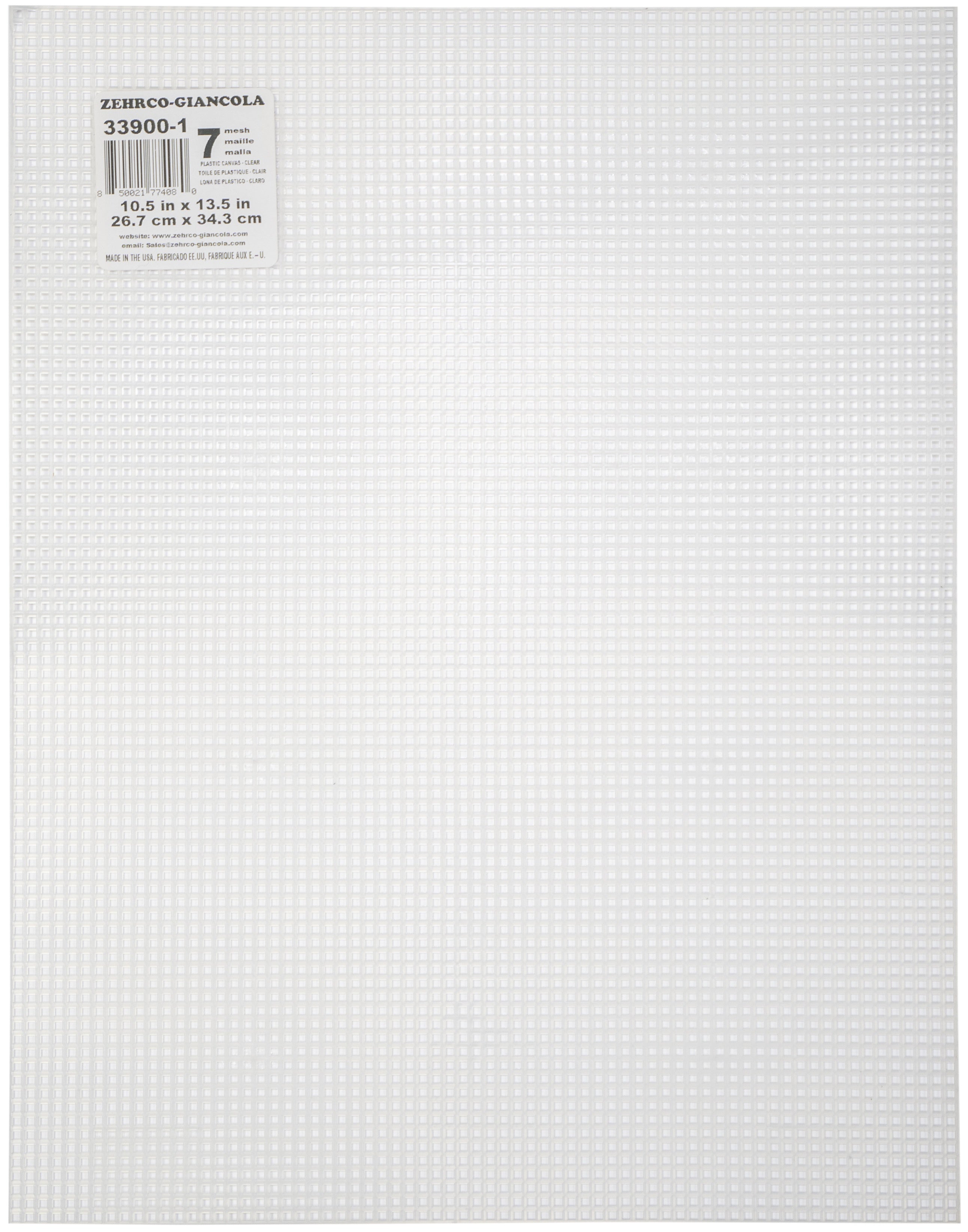 Plastic Canvas 7 Count 10"X13" Clear