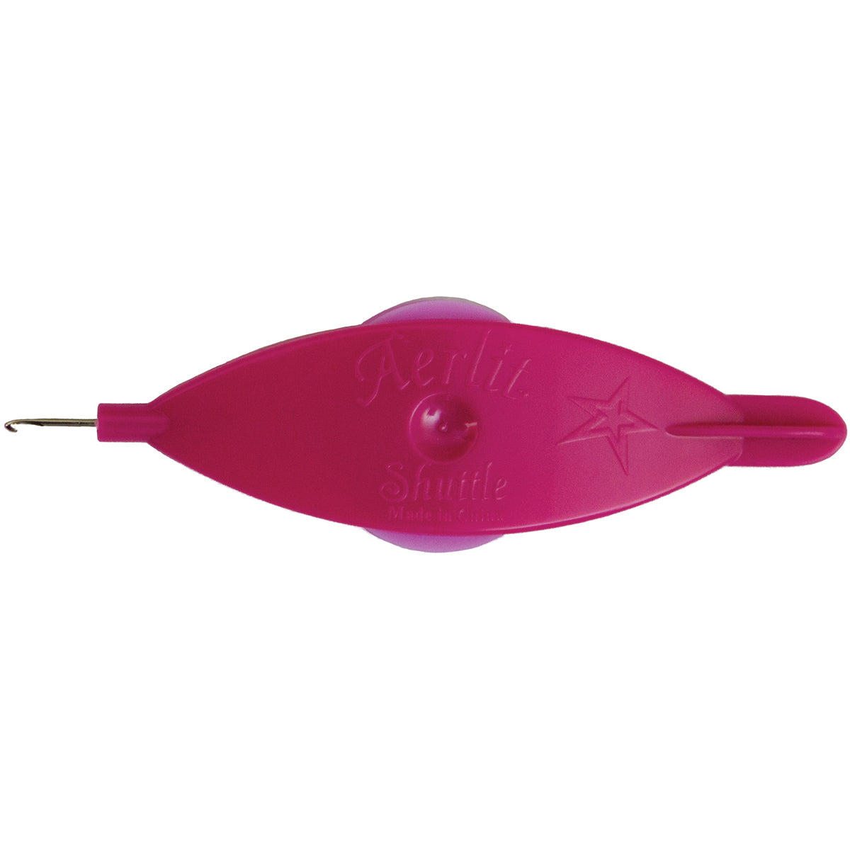 Aerlit Tatting Shuttle W/2 Bobbins Pink Berry