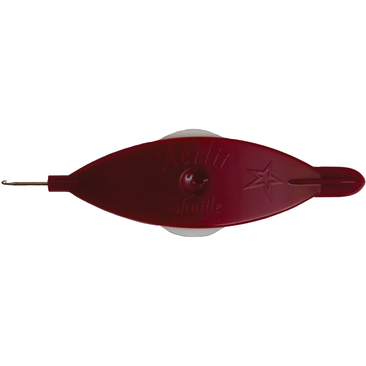 Aerlit Tatting Shuttle W/2 Bobbins Cherry Vanilla