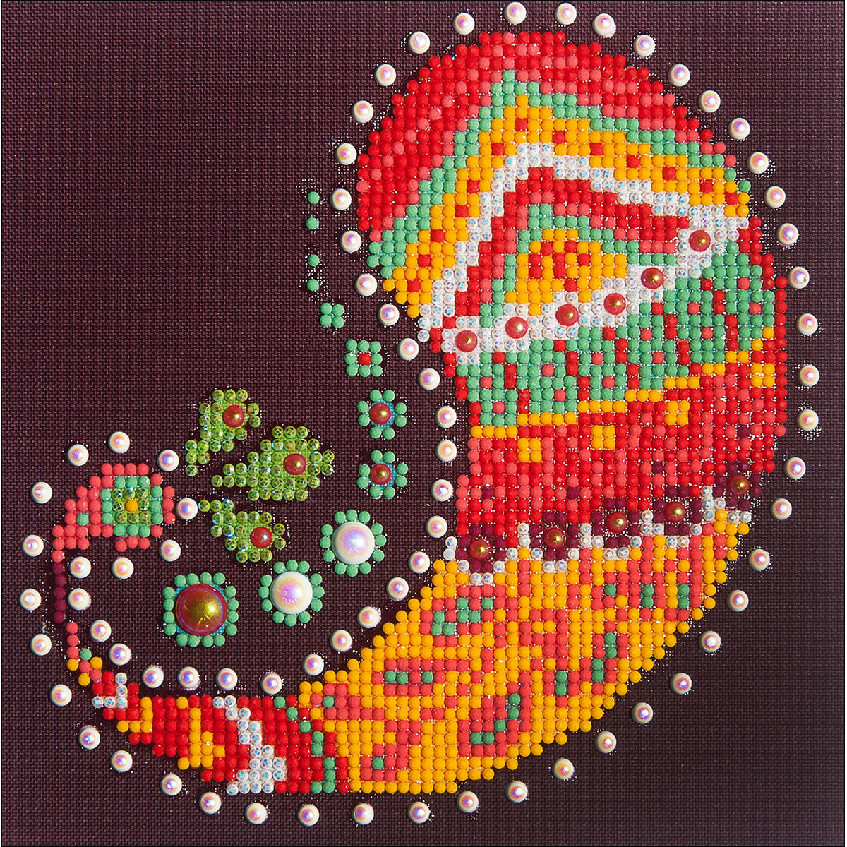 Diamond Dotz Diamond Embroidery Facet Art Kit 9.75"X9.75" Paisley Groove