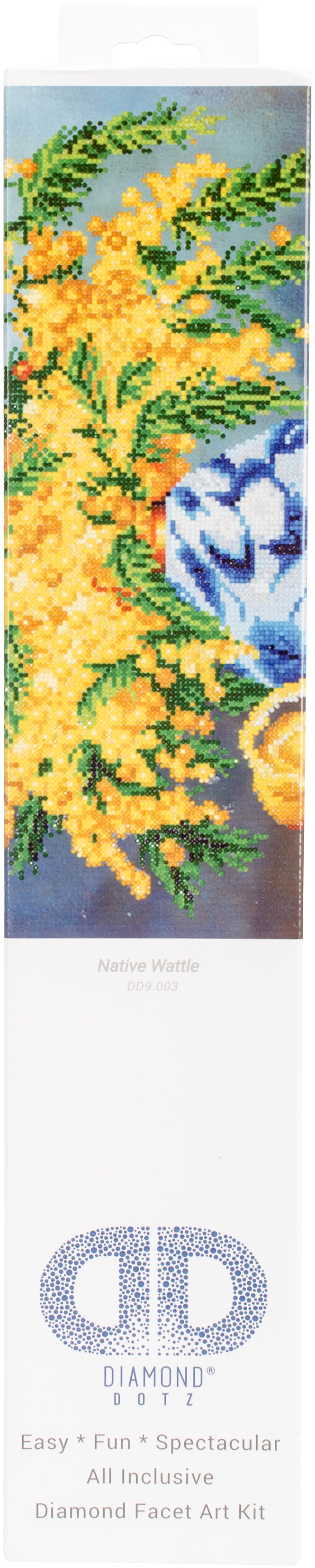 Diamond Dotz Diamond Embroidery Facet Art Kit 19.5"X23.5" Native Wattle