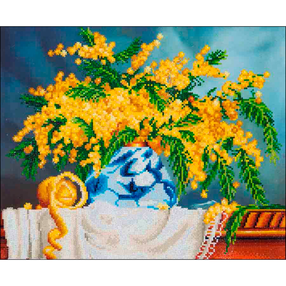 Diamond Dotz Diamond Embroidery Facet Art Kit 19.5"X23.5" Native Wattle