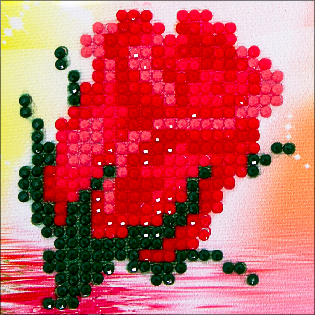 Diamond Dotz Diamond Embroidery Facet Art Kit 4.75"X4.75" Bliss Bud