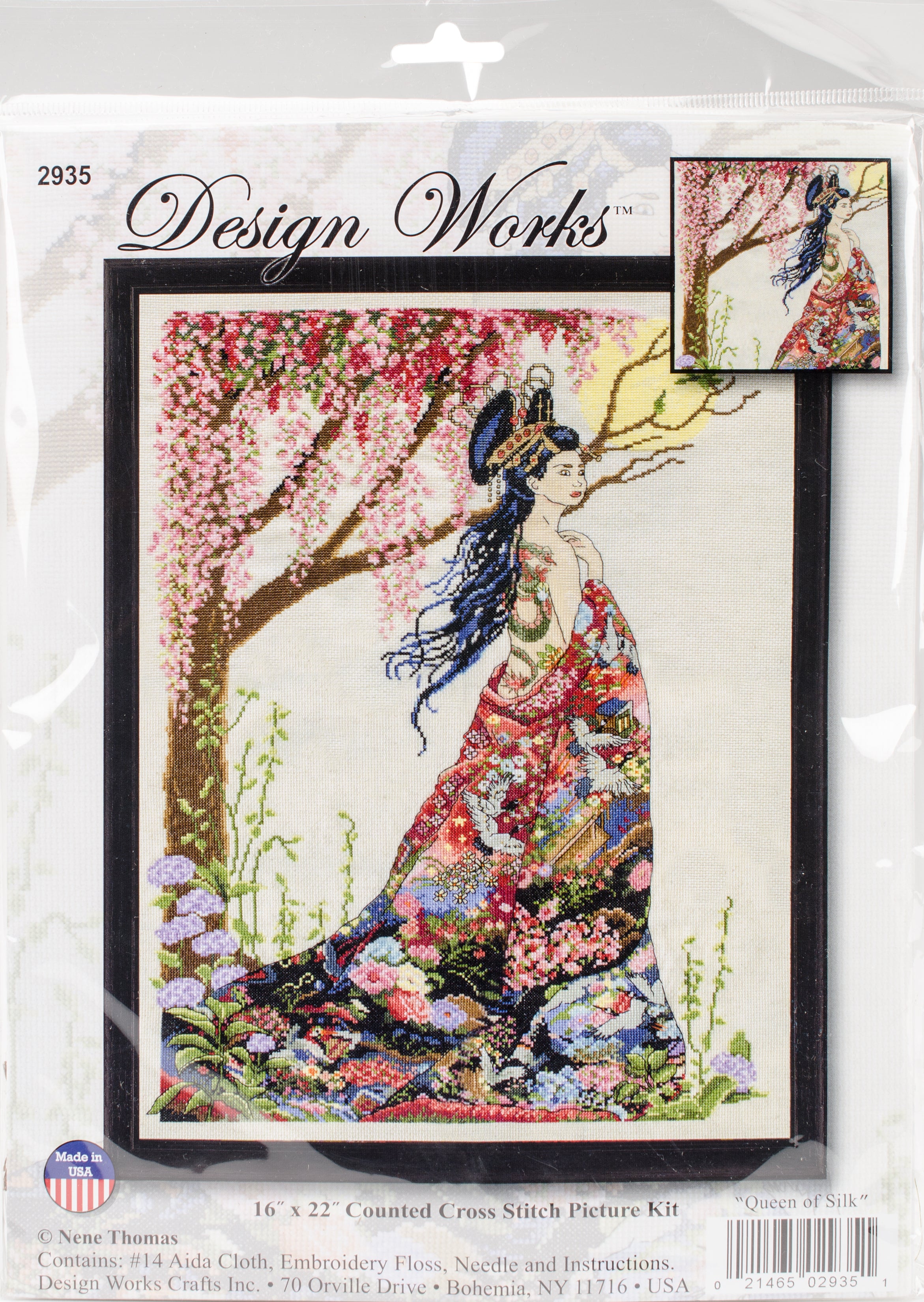 Queen Of Silk Counted Cross Stitch Kit 16"X22" 14 Count