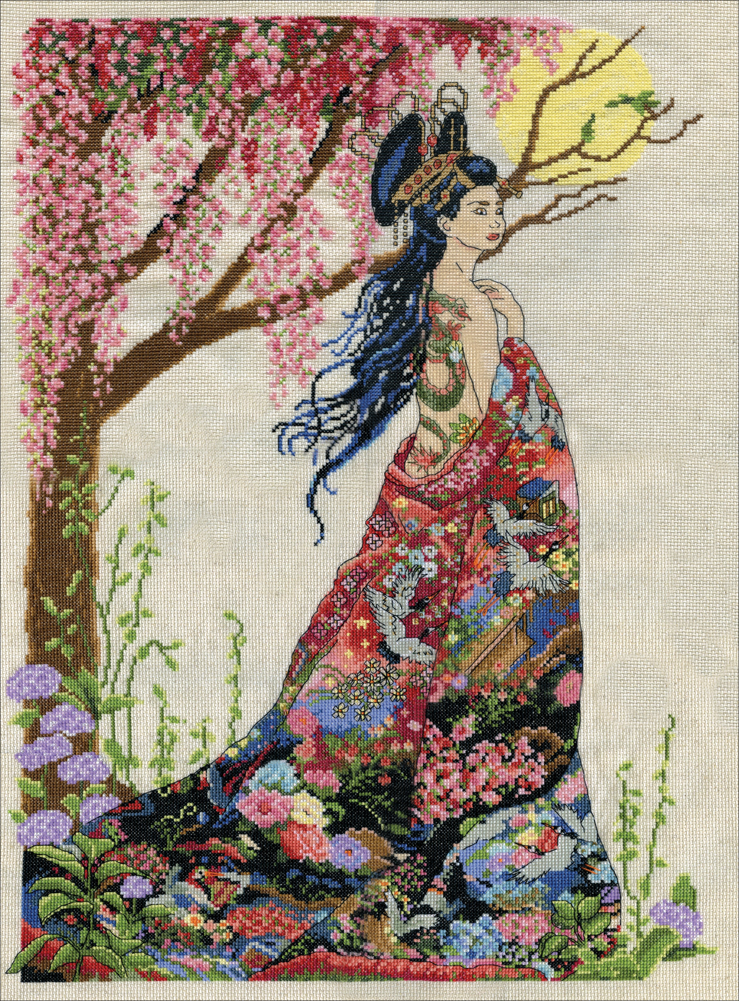 Queen Of Silk Counted Cross Stitch Kit 16"X22" 14 Count