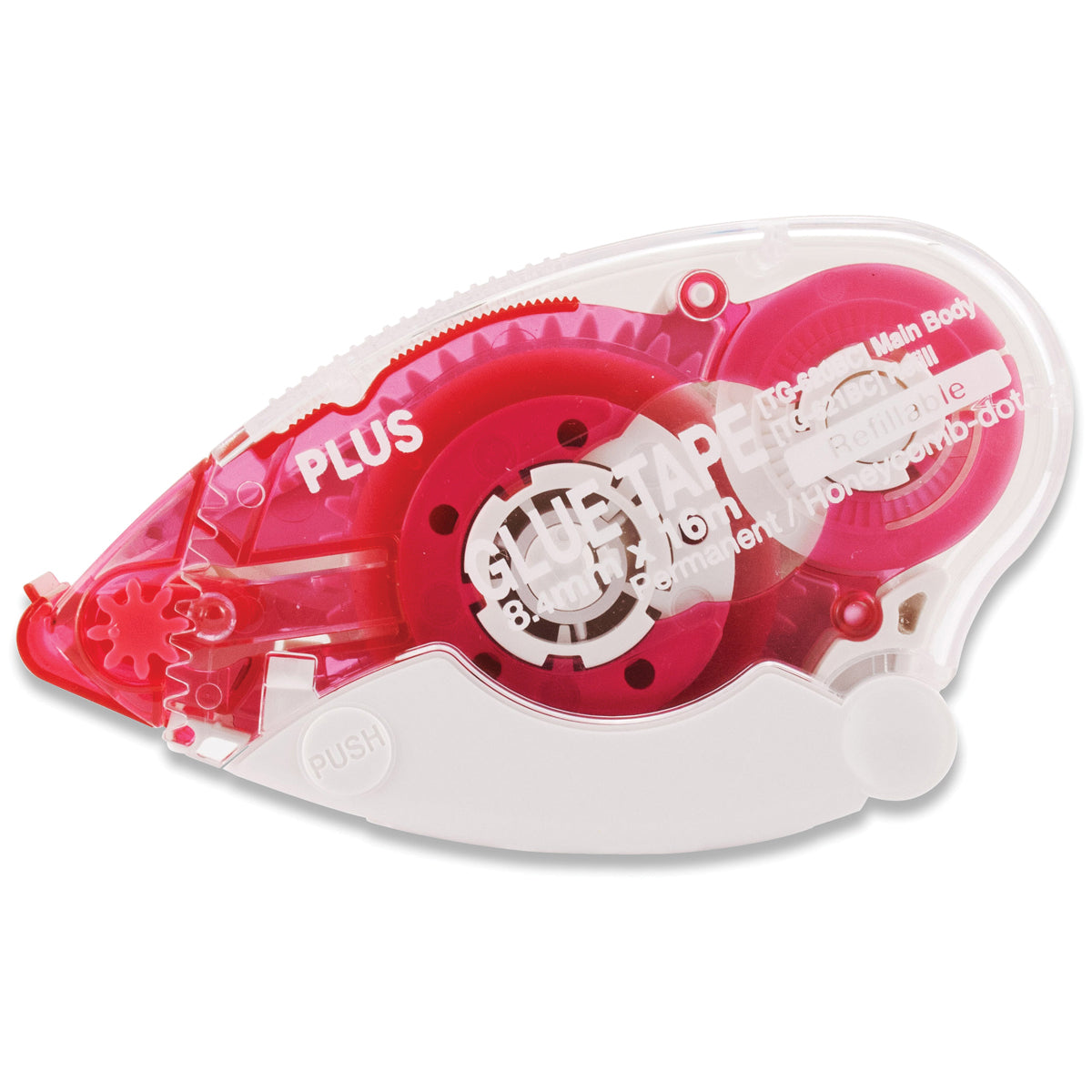 Plus Permanent Honeycomb Glue Tape Dispenser .33"X52.5'