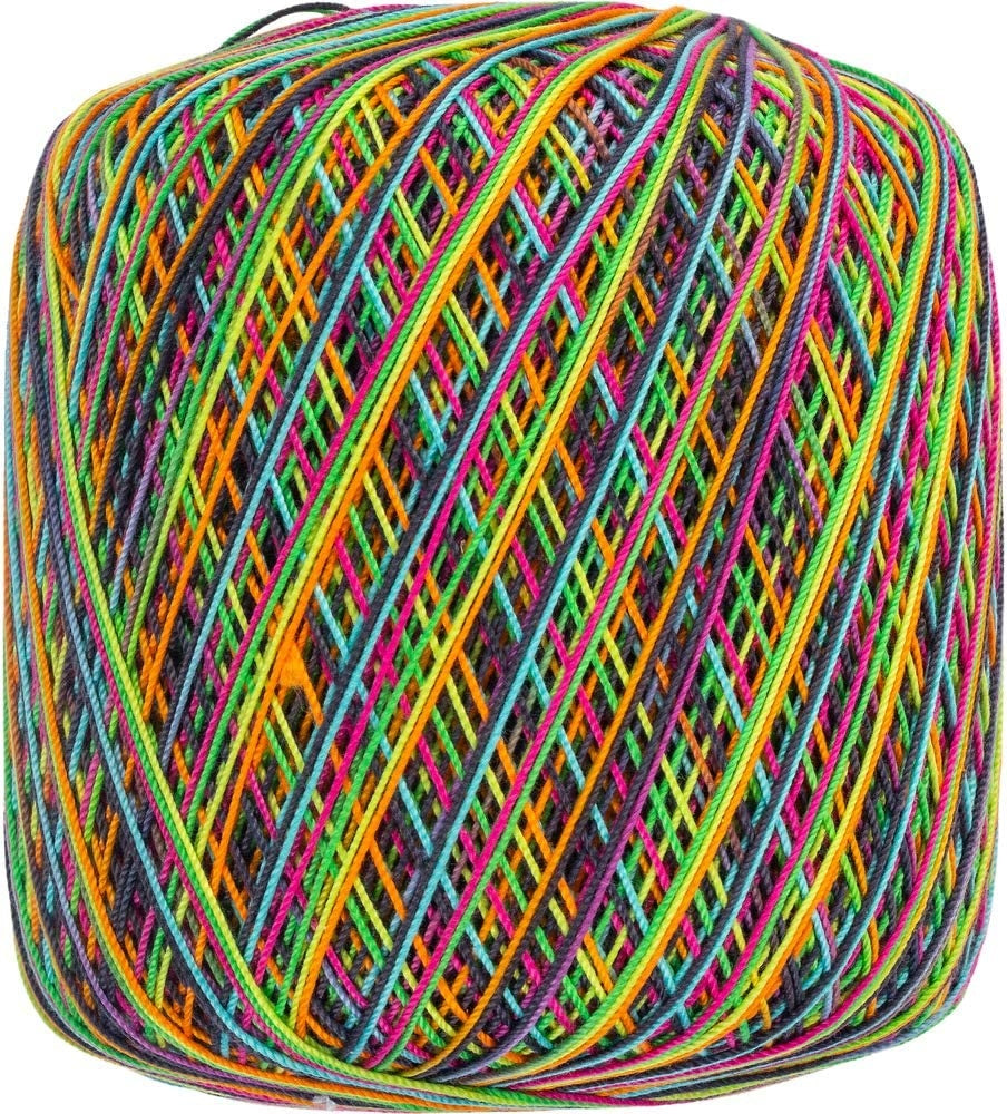Aunt Lydia's Classic Crochet Thread Size 10 Blacklight