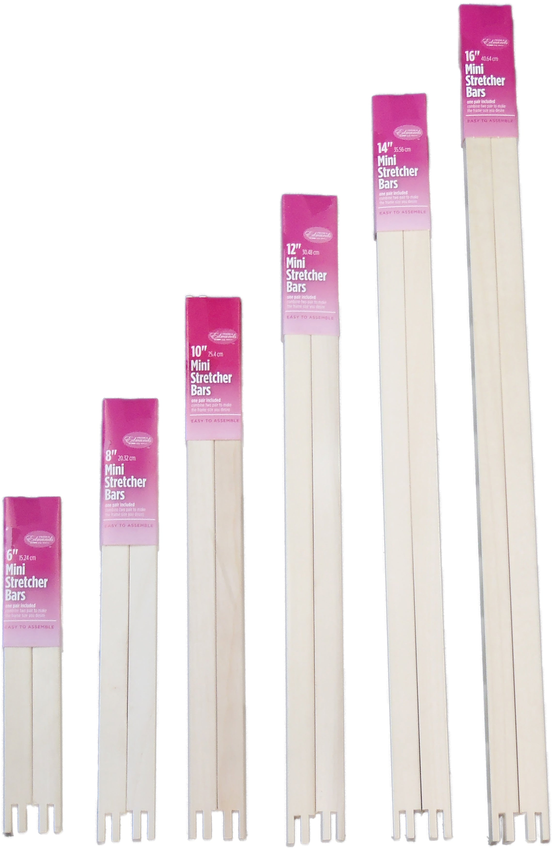 Frank A. Edmunds Mini Stretcher Bar Set Assorted Sizes