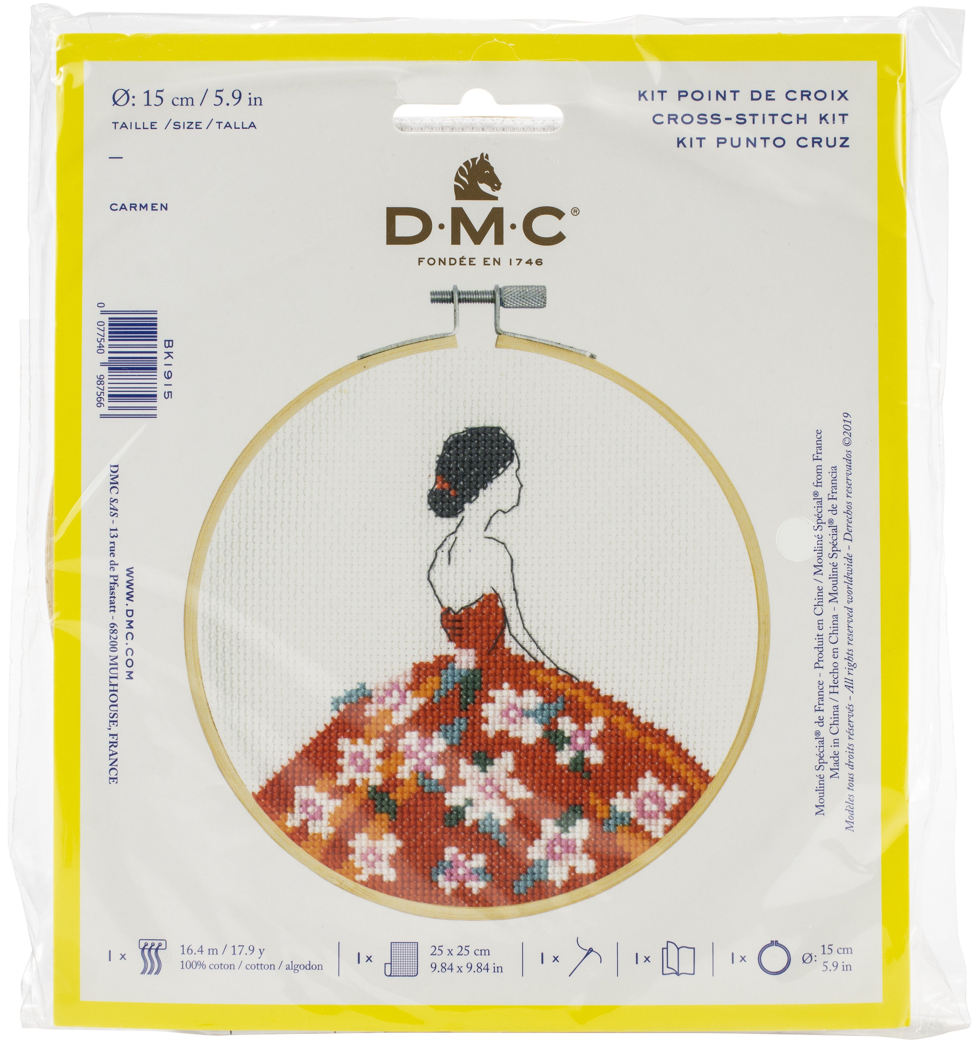 DMC Stitch Kit XS Carmen (14 Count)
