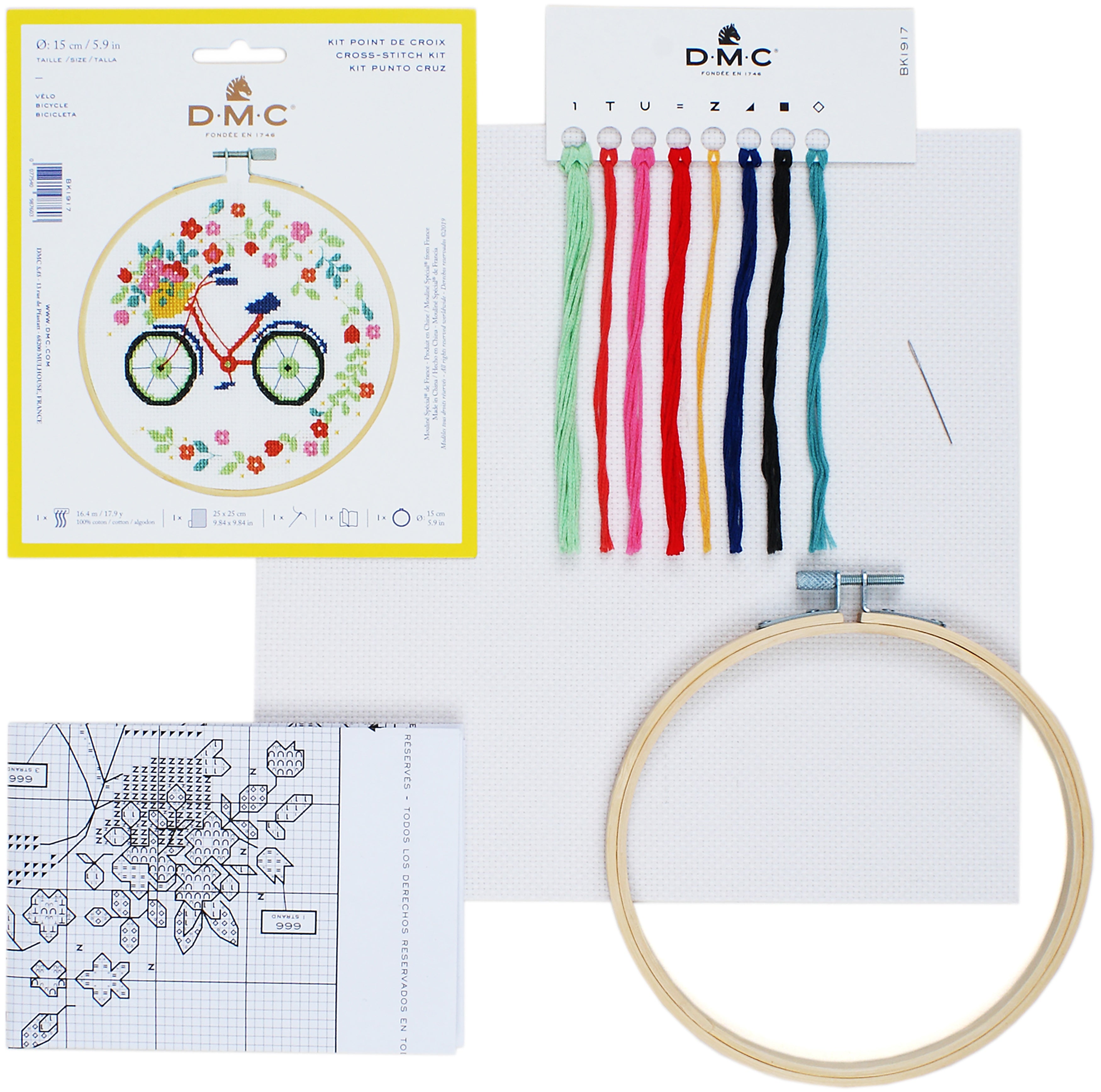 DMC Stitch Kit XS Bicycle (14 Count)