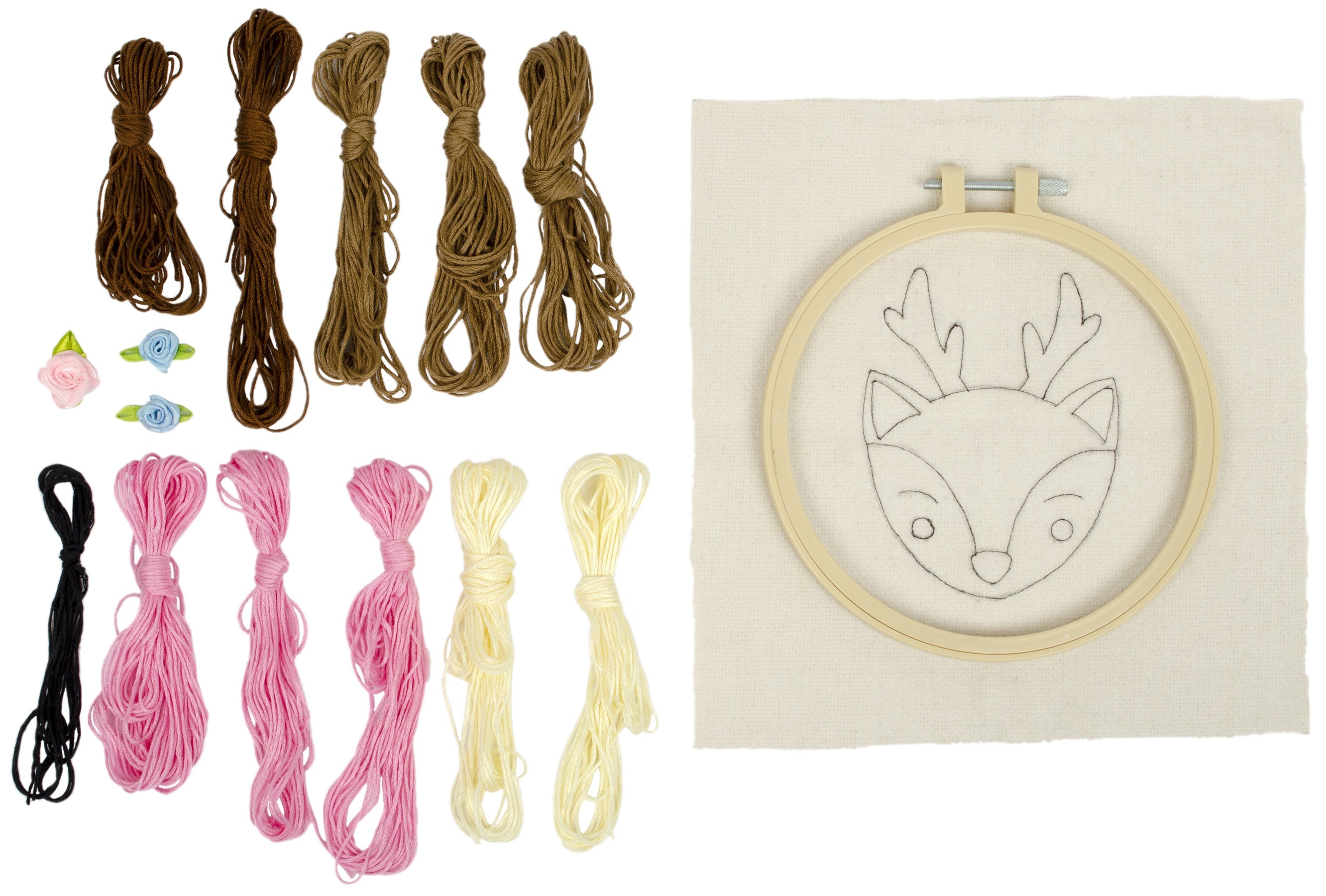 Fabric Editions Needle Creations Needle Punch Kit 6" Deer