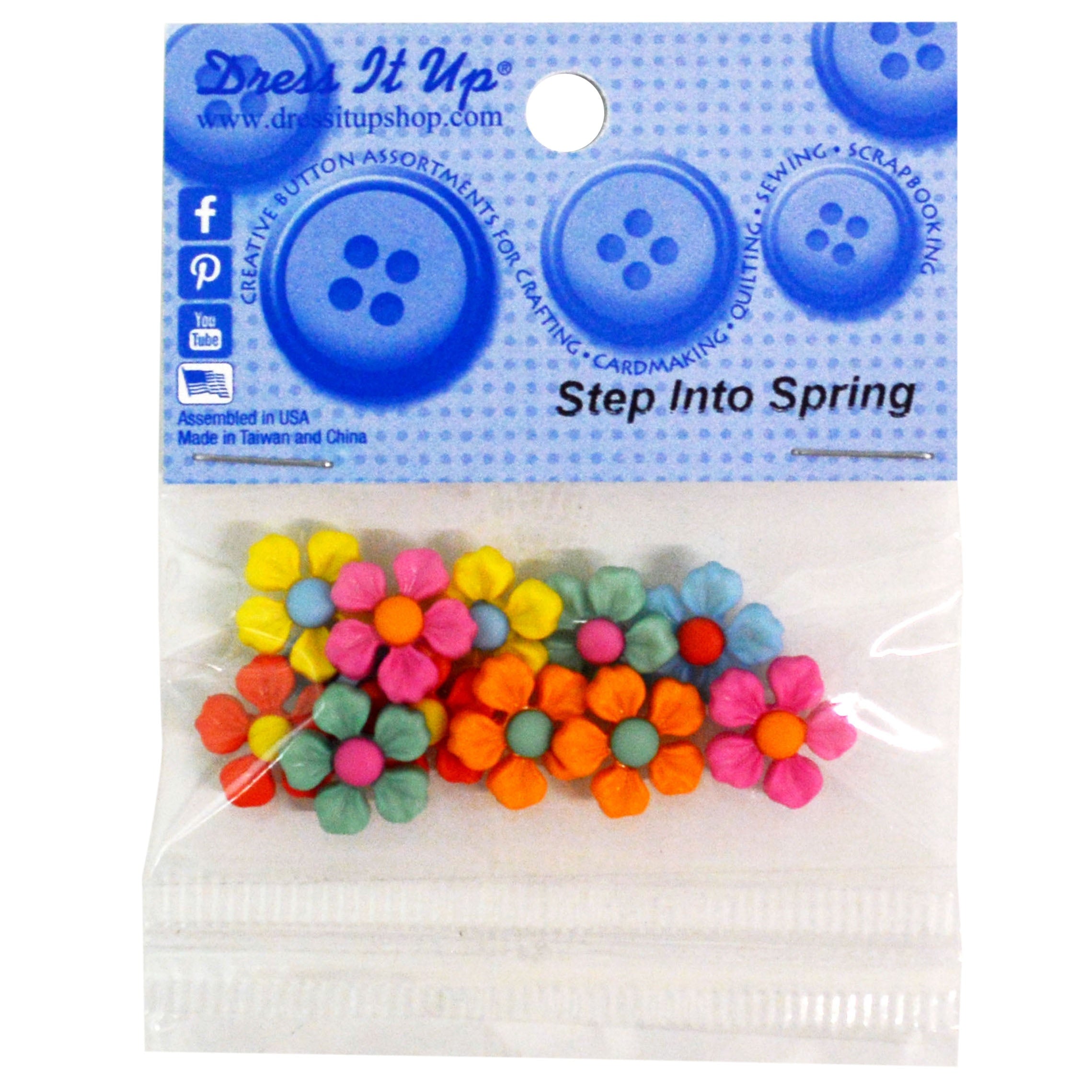 Dress It Up Embellishments-Step Into Spring