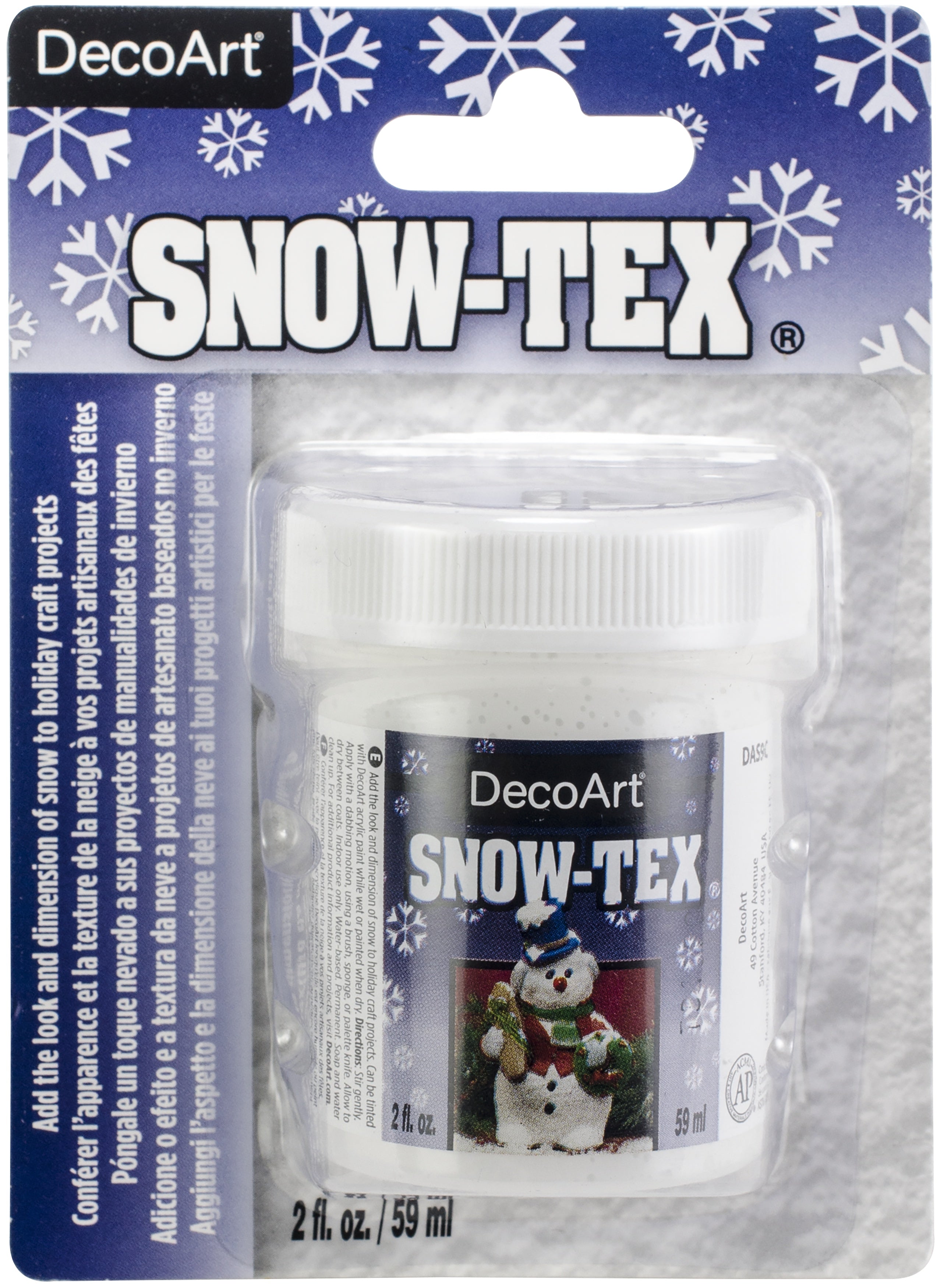 Snow-Tex Carded 2oz White