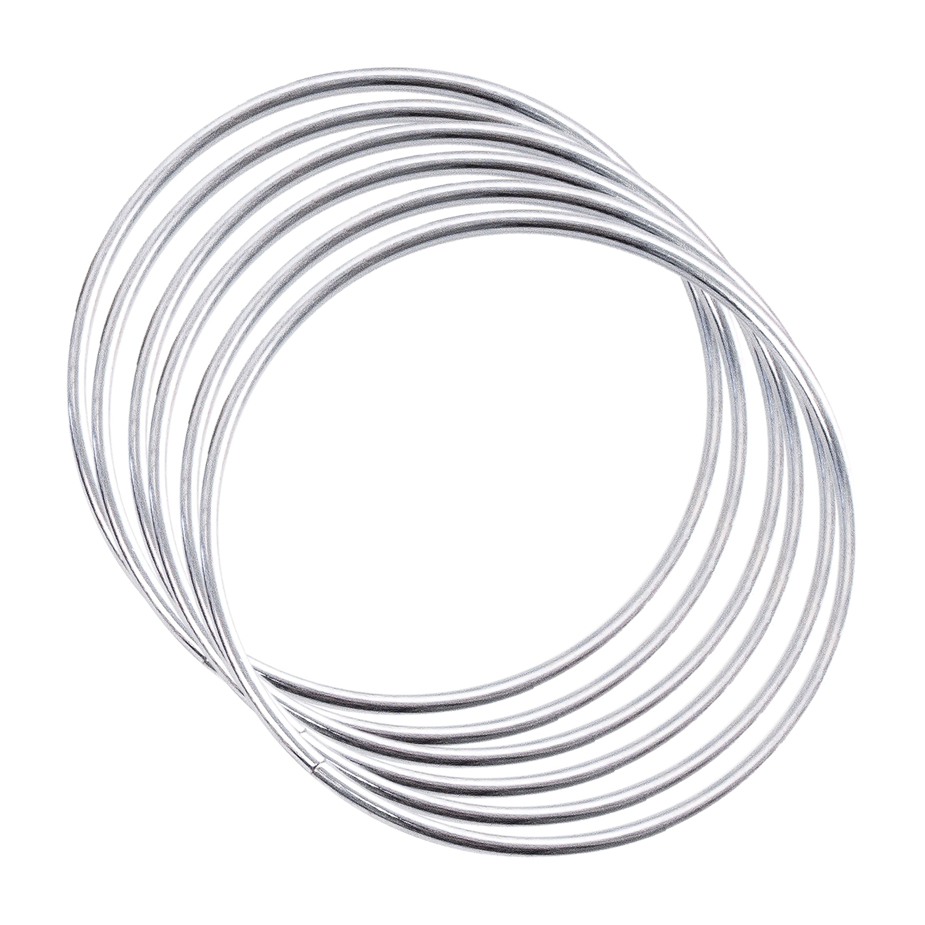 Zinc Metal Rings 3" 6/Pkg