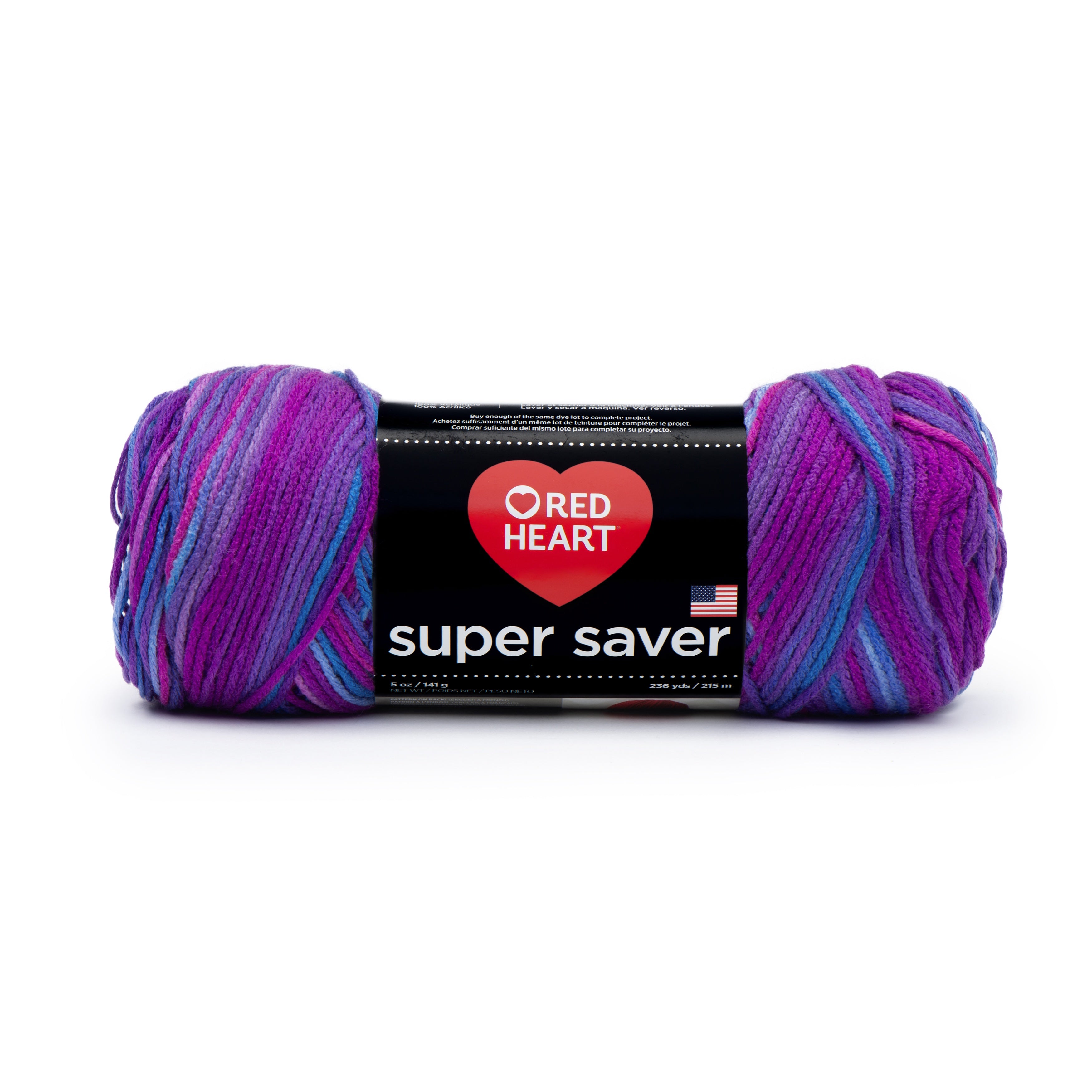 Red Heart Super Saver Yarn Grape Fizz