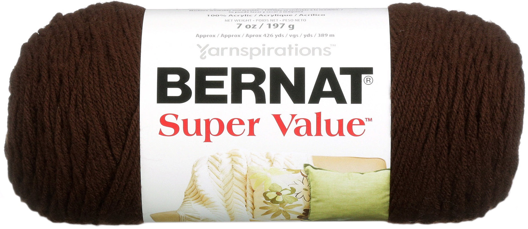 Super Value Solid Yarn Chocolate