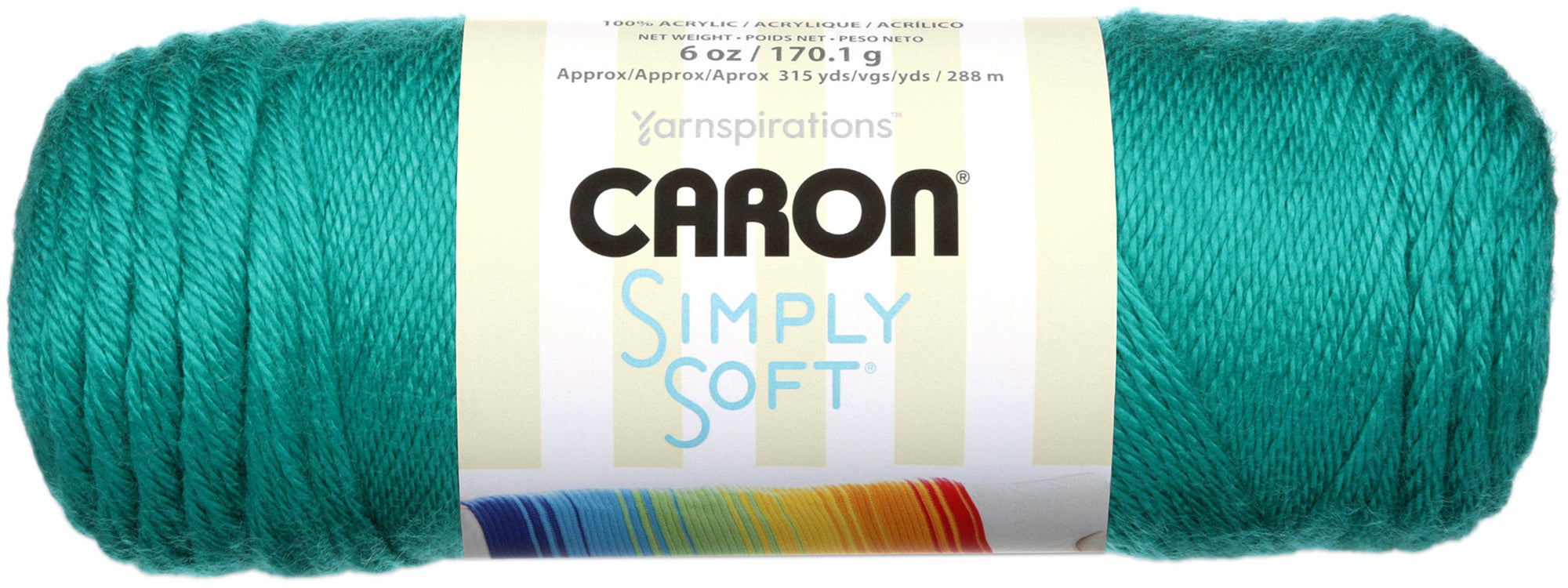Simply Soft Solids Yarn Cool Green