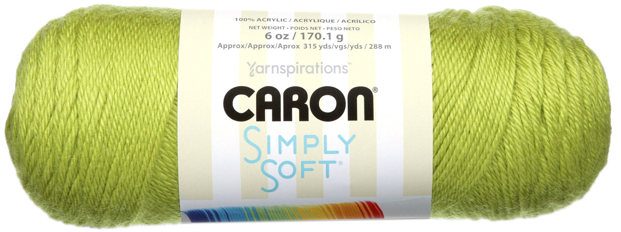 Simply Soft Solids Yarn Chartreuse
