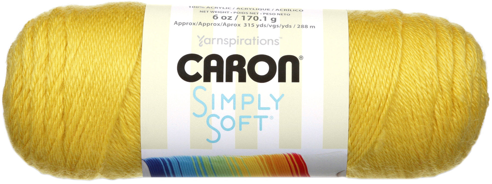 Simply Soft Solids Yarn Lemonade