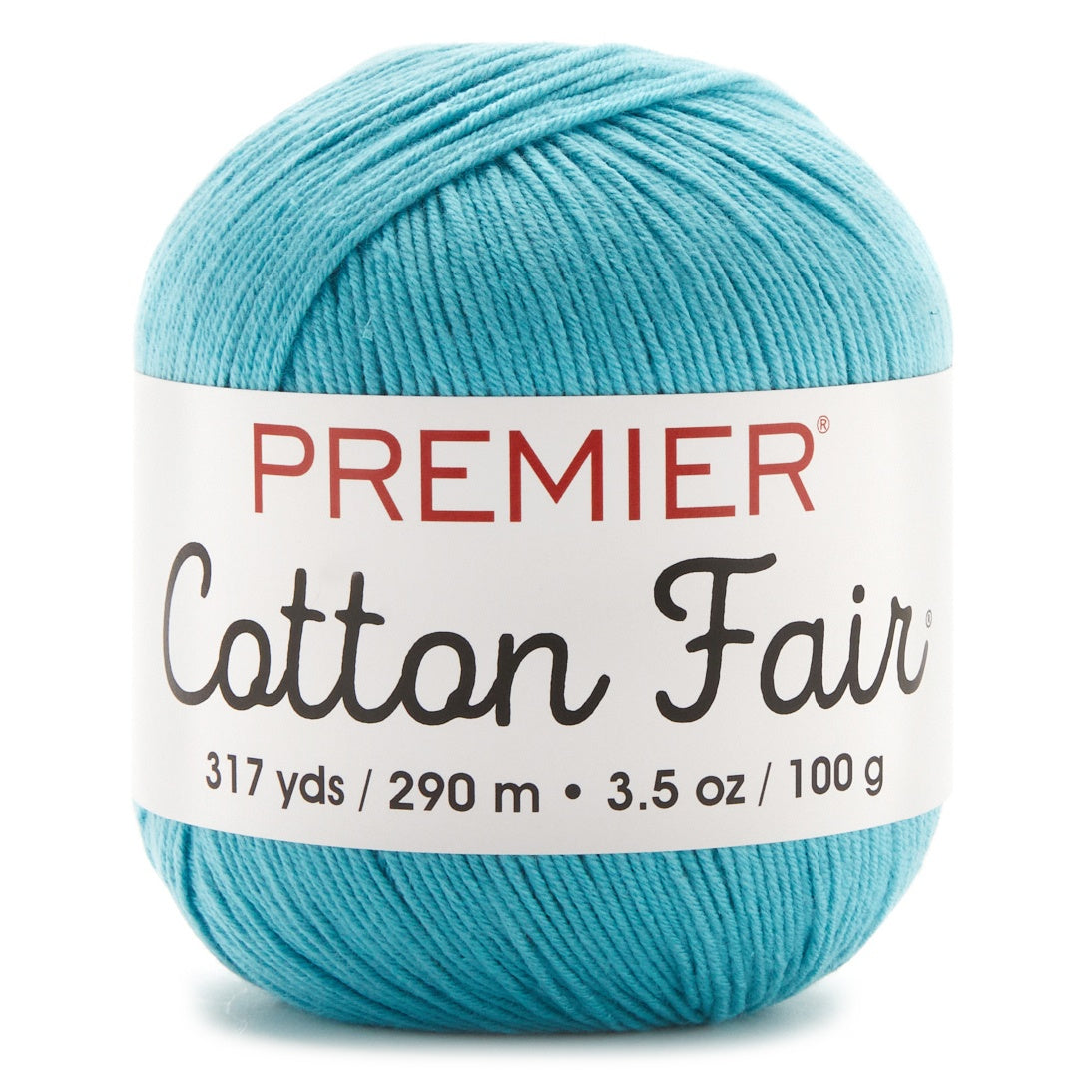 Cotton Fair Solid Yarn Turquoise