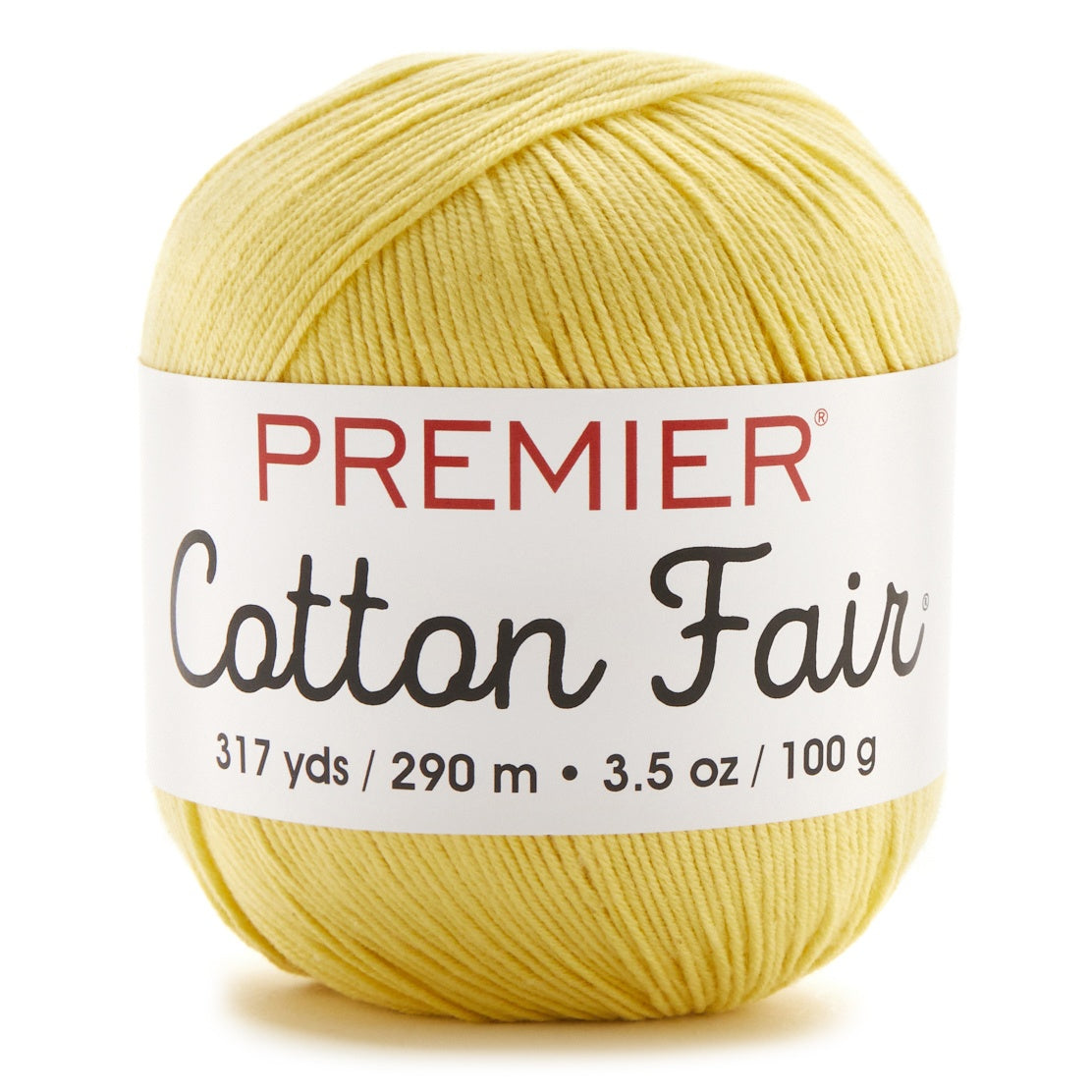 Cotton Fair Solid Yarn Lemon Drops
