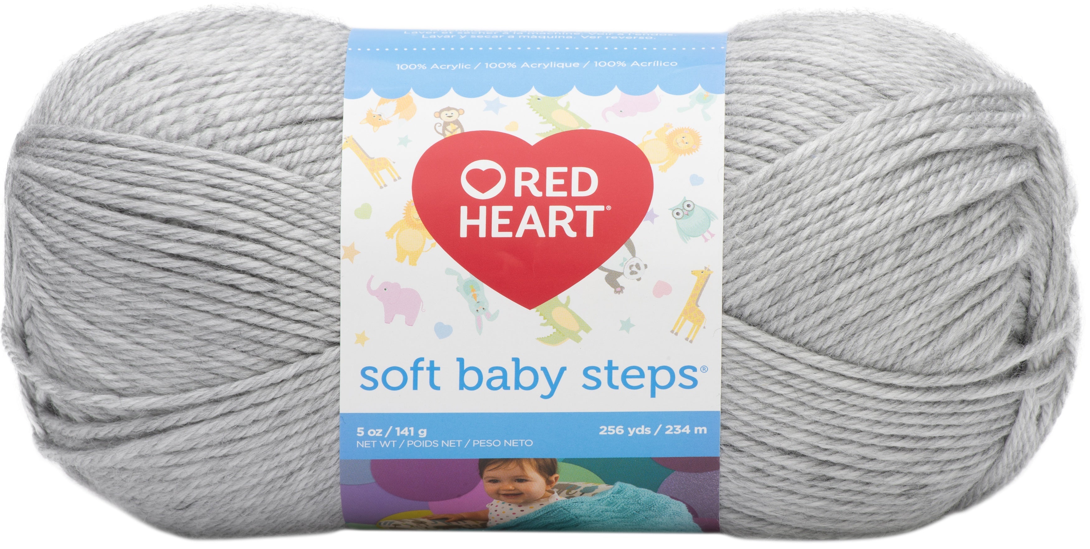 Red Heart Soft Baby Steps Yarn Elephant