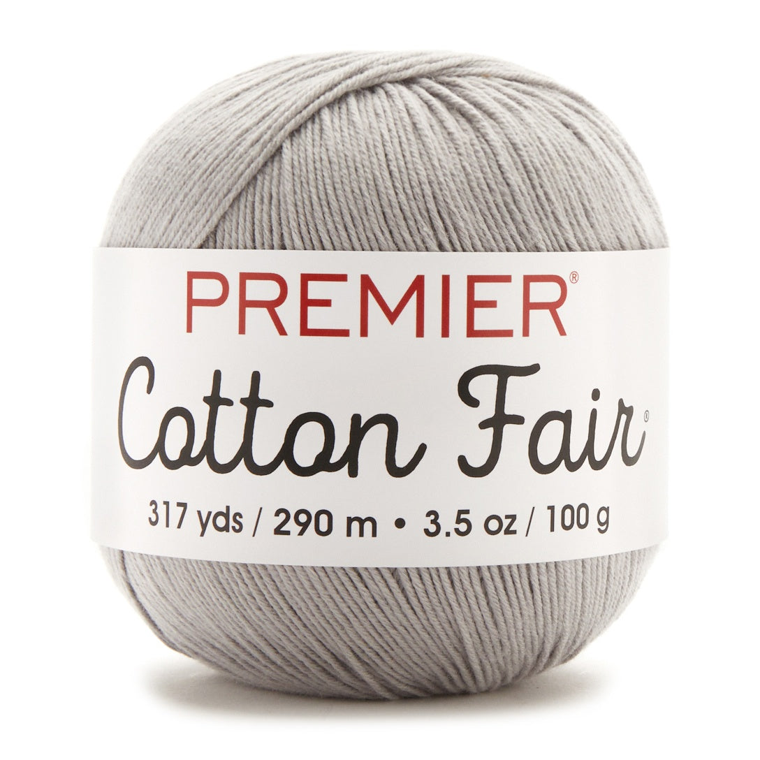 Premier Yarns Cotton Fair Solid Yarn Silver
