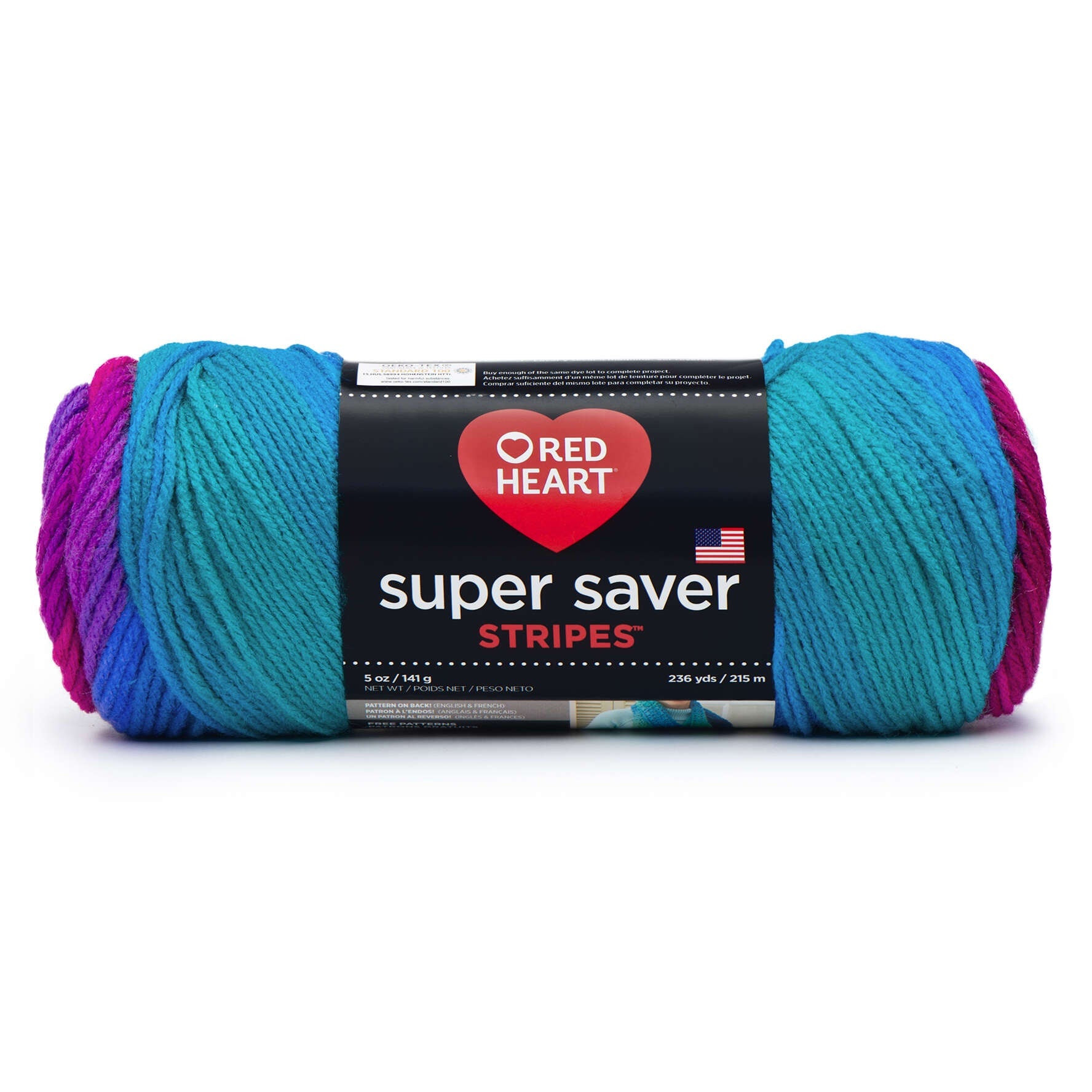 Red Heart Super Saver Yarn Polo Stripe