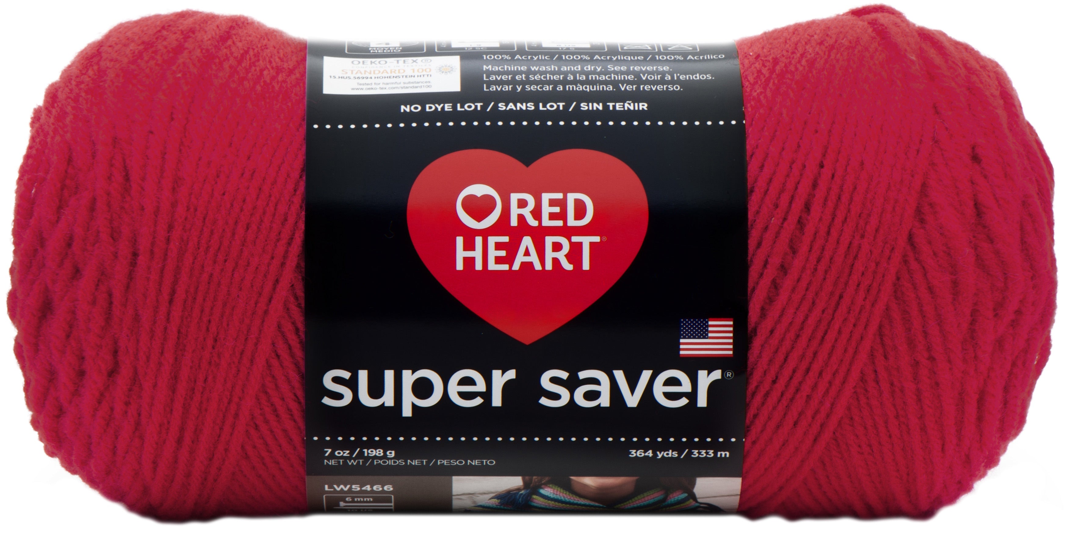 Red Heart Super Saver Yarn Hot Red
