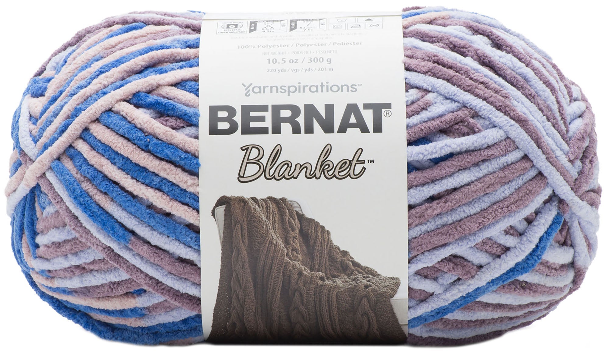 Bernat Blanket Big Ball Yarn Dappled Showers