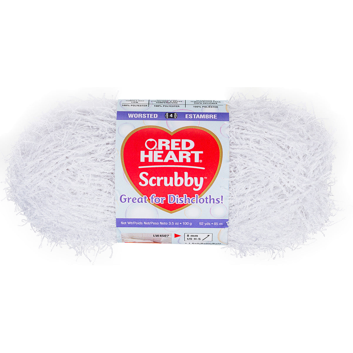 Red Heart Scrubby Yarn Coconut
