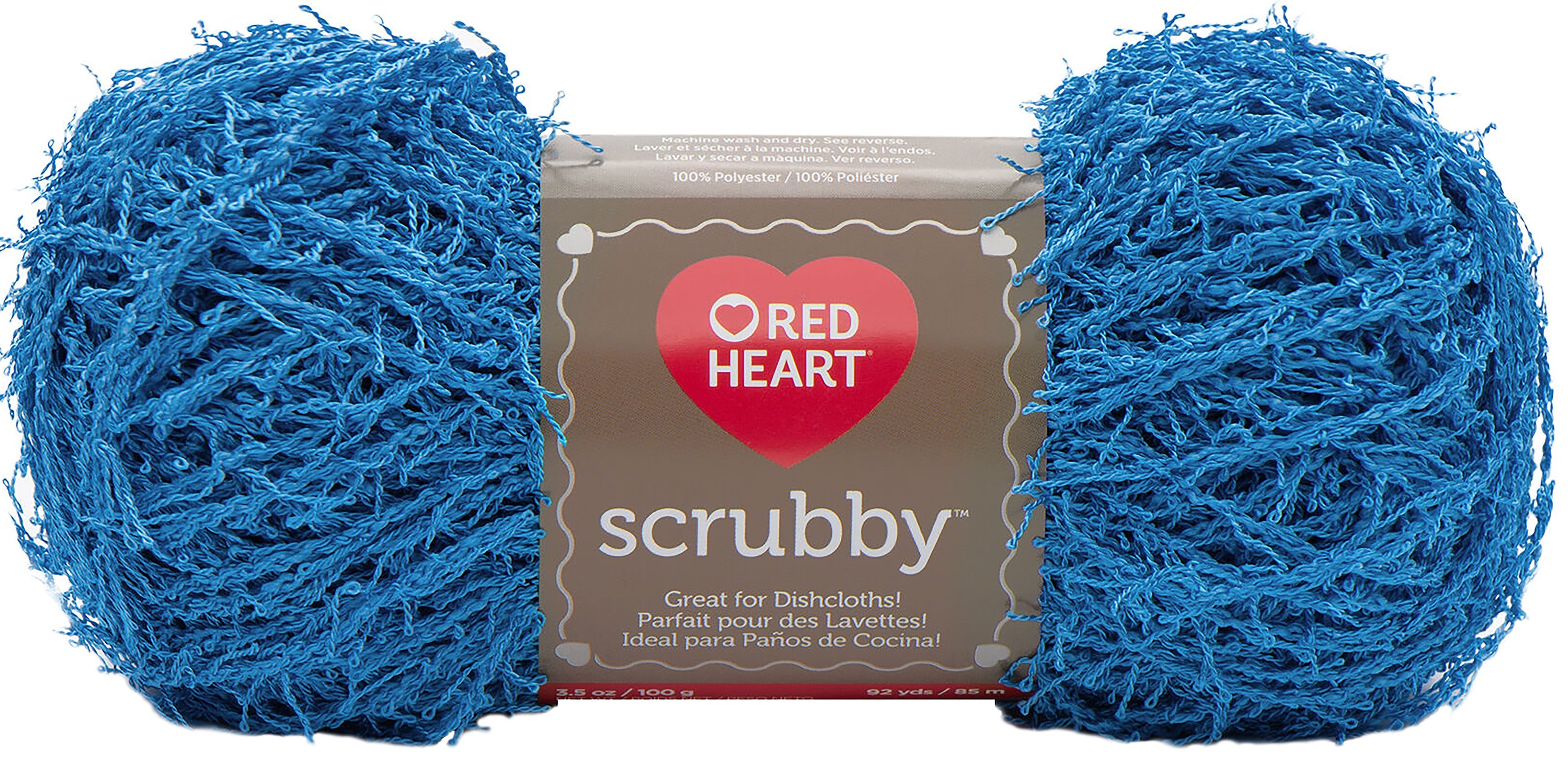Red Heart Scrubby Yarn Ocean