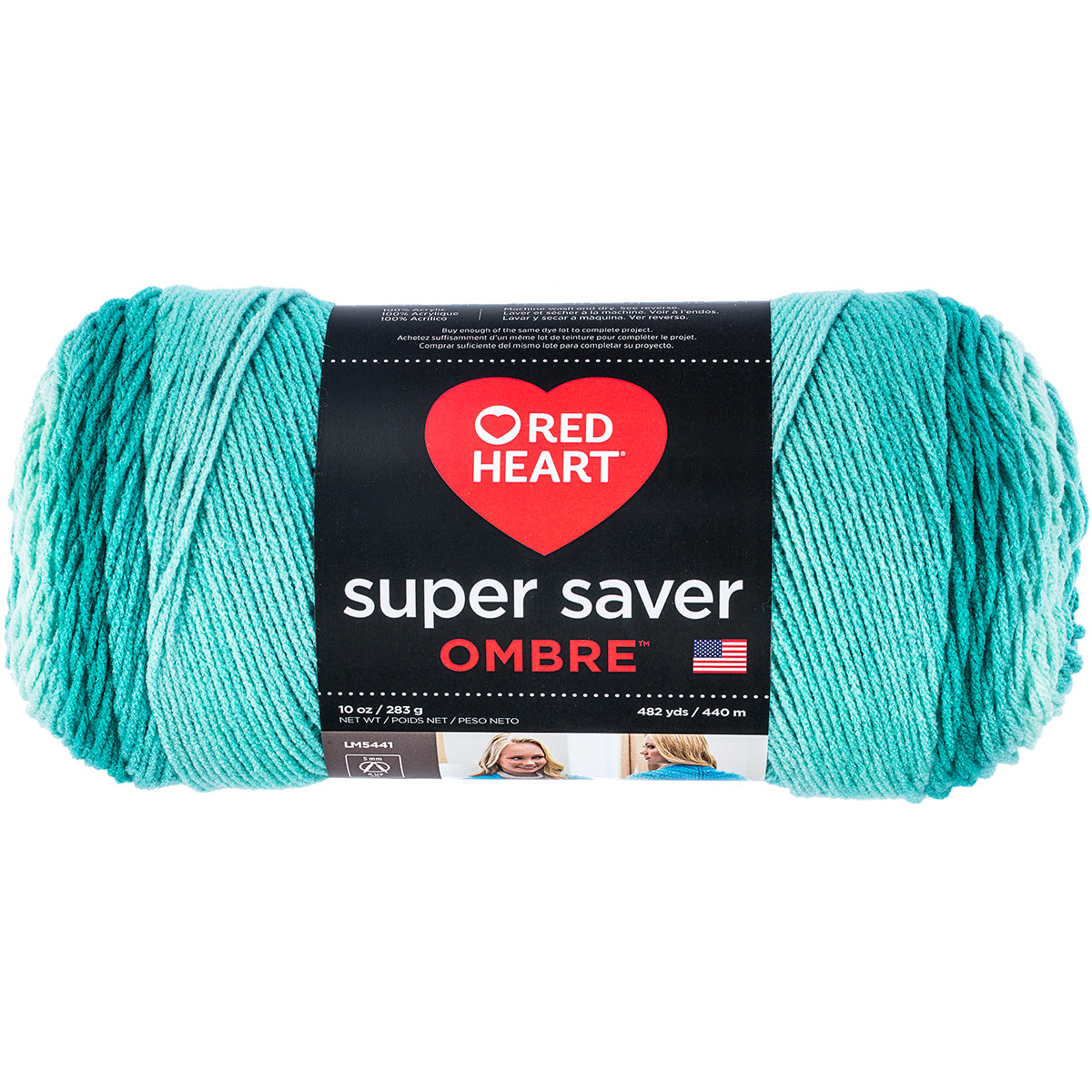 Red Heart Super Saver Ombre Yarn Spearmint