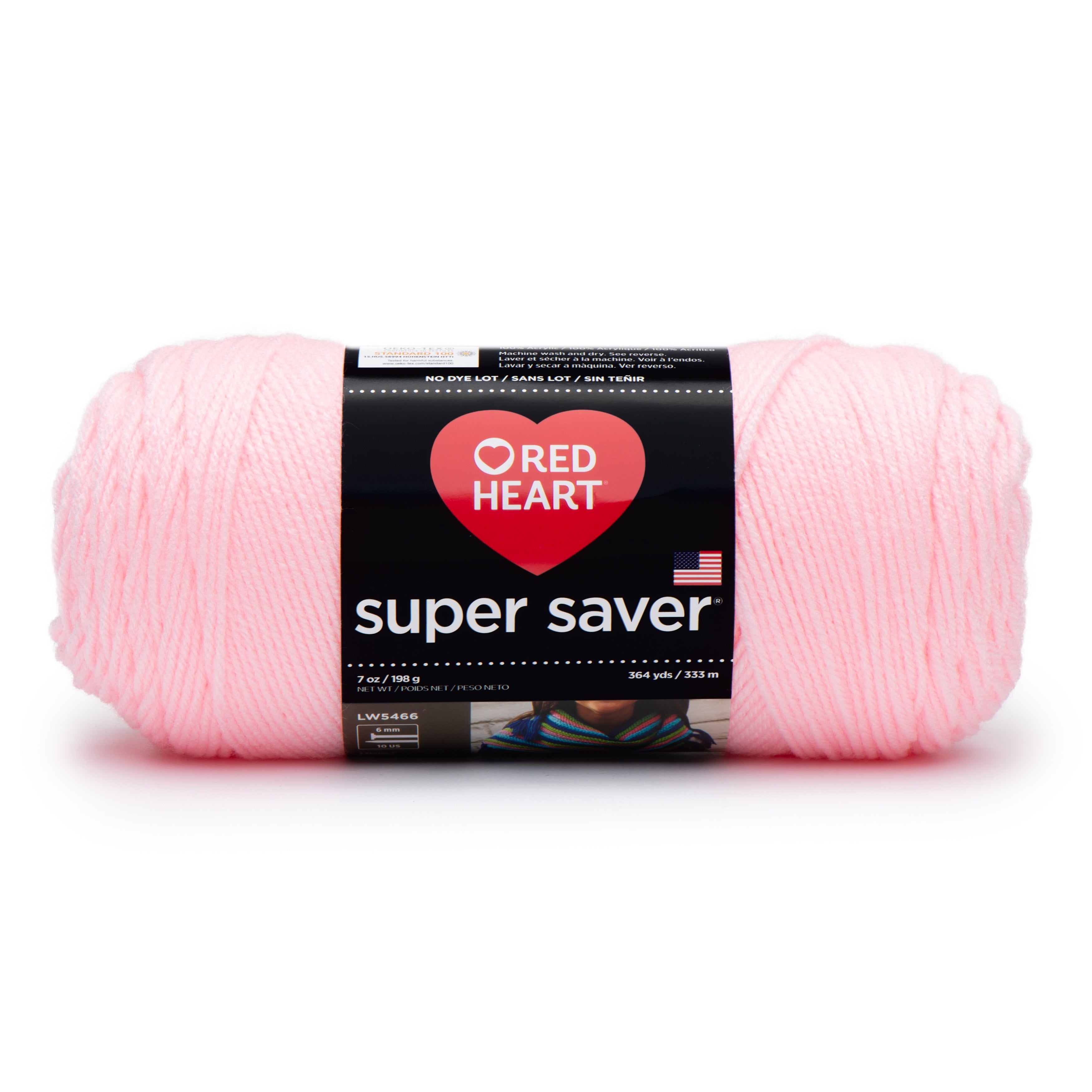 Red Heart Super Saver Yarn Baby Pink