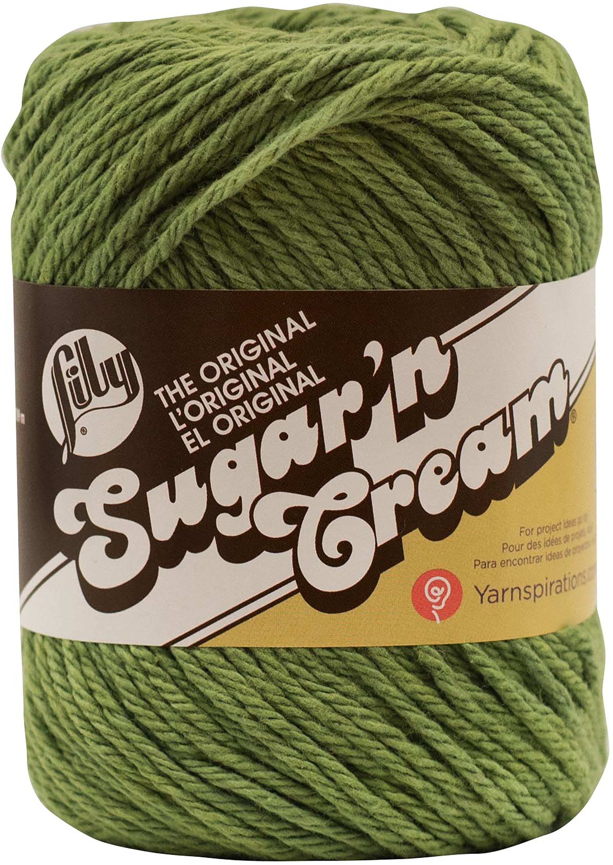 Sugar'n Cream Yarn - Solids Sage Green