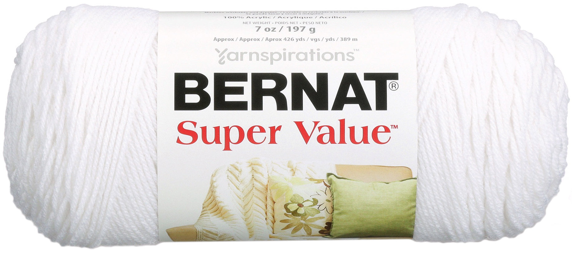 Super Value Solid Yarn White