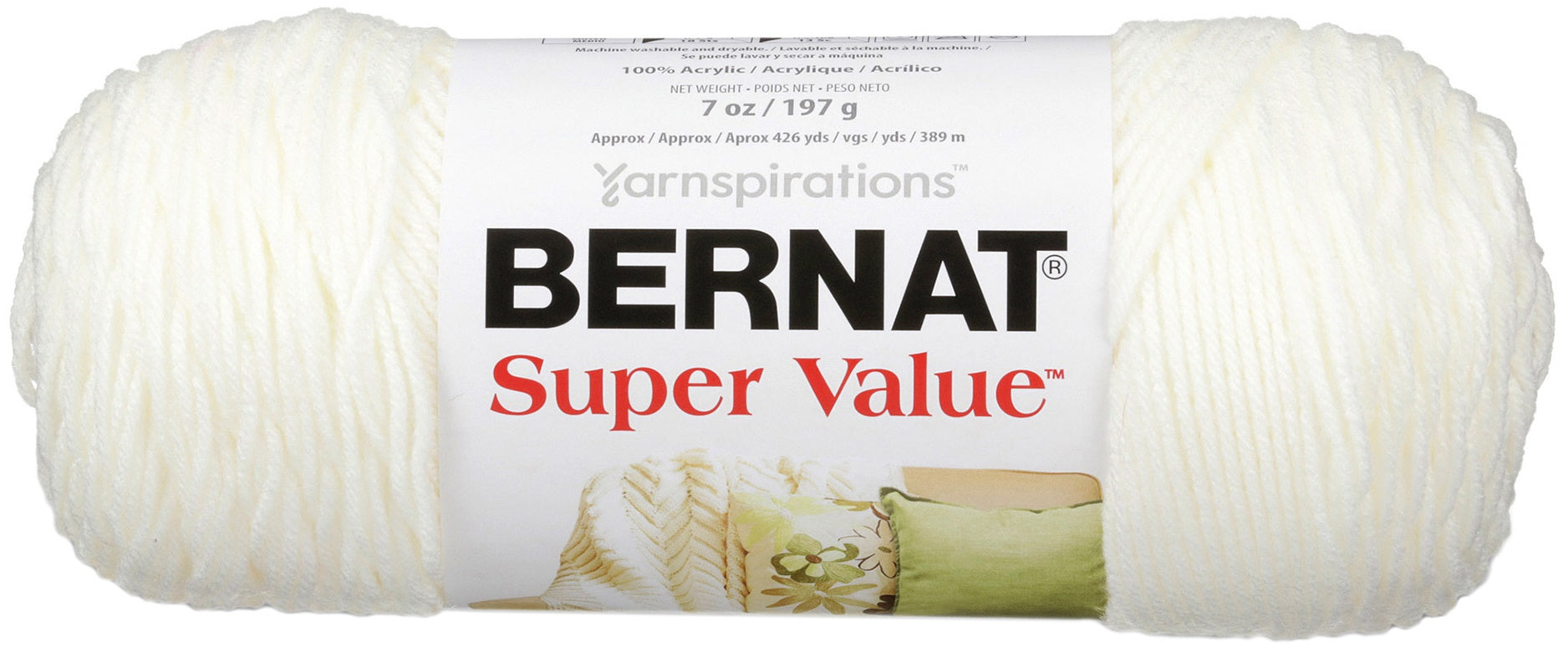 Super Value Solid Yarn Winter White
