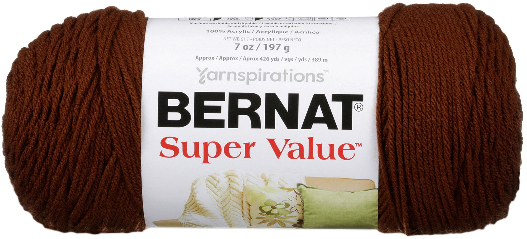 Super Value Solid Yarn Walnut