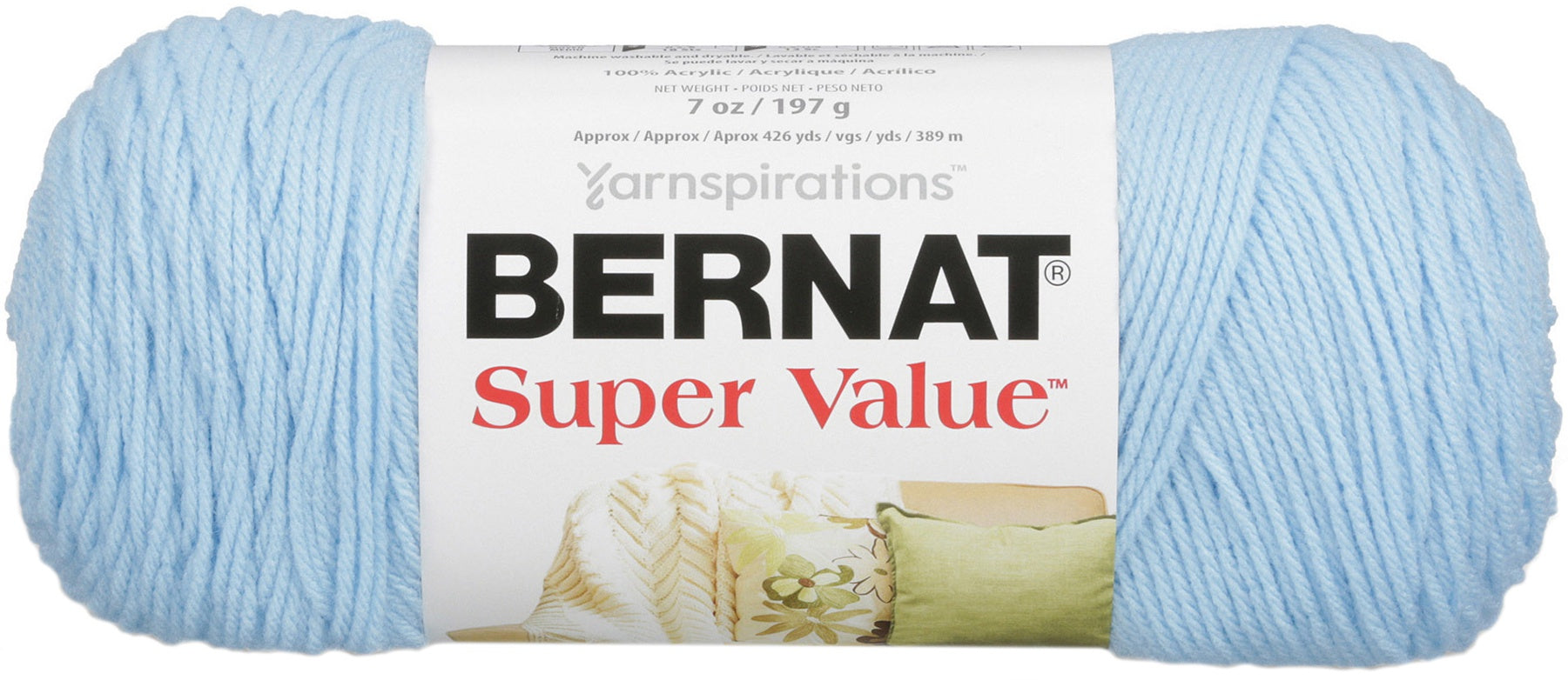Super Value Solid Yarn Sky
