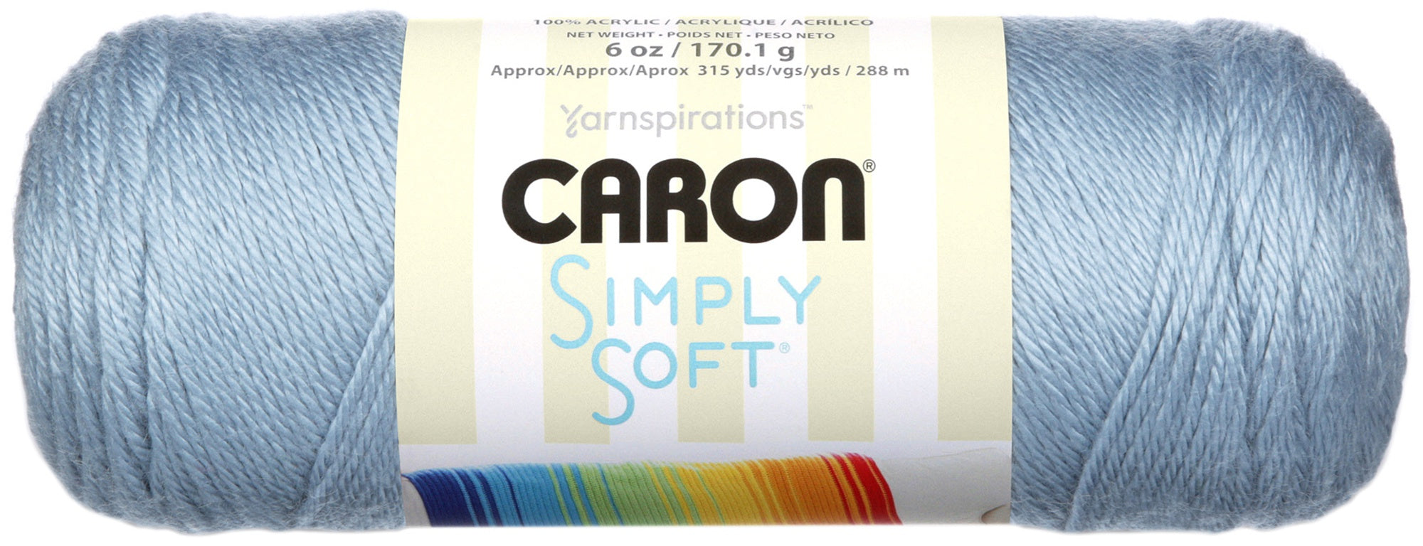 Simply Soft Solids Yarn Light Country Blue