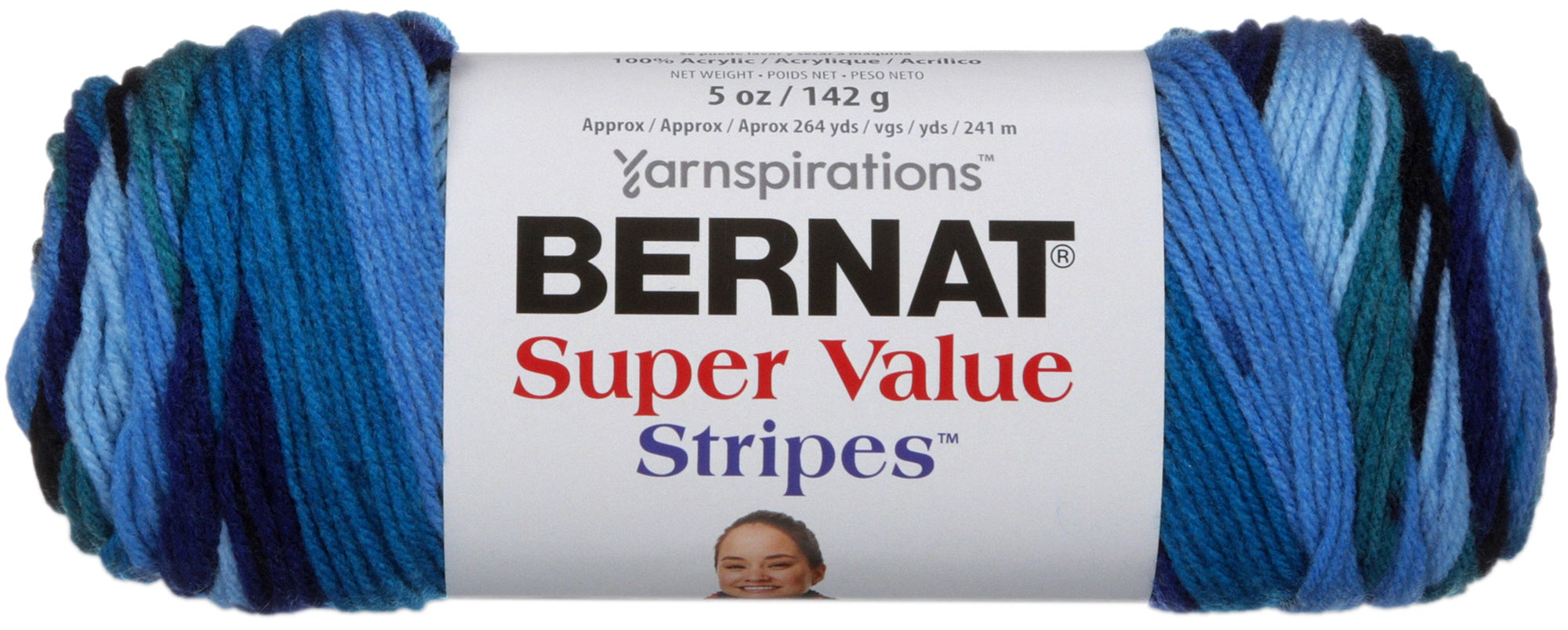 Super Value Stripes Yarn Oceana