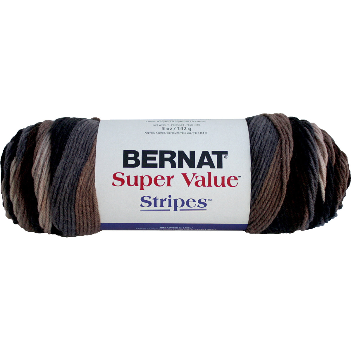 Super Value Stripes Yarn Beachwood