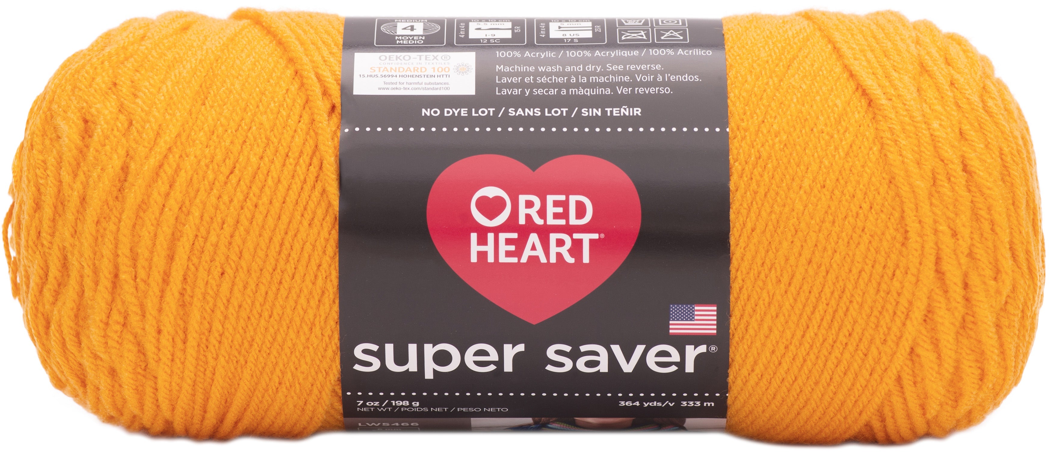 Red Heart Super Saver Yarn Saffron