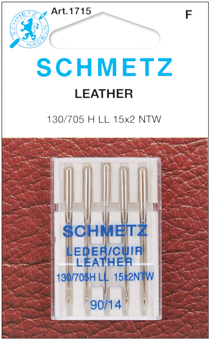 Leather Machine Needles Size 14/90 5/Pkg