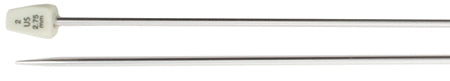 Silvalume Single Point Knitting Needles 10" Size 2/2.75mm