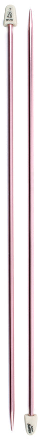 Silvalume Single Point Knitting Needles 10" Size 7/4.5mm